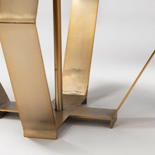 Load image into Gallery viewer, Gold Geometric Design Table Lamp