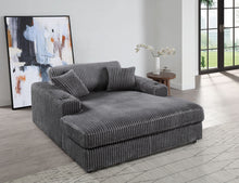 Load image into Gallery viewer, Hilde Chaise - With 2 Pillows - Dark Gray