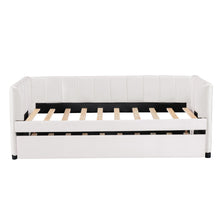 Load image into Gallery viewer, Upholstered Daybed With Ergonomic Design Backrest