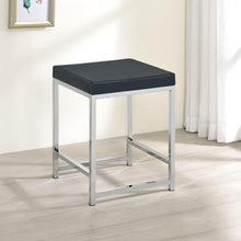 Load image into Gallery viewer, Upholstered Square Vanity Stool