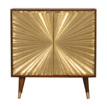 Load image into Gallery viewer, Manila - Cabinet - Gold / Brown