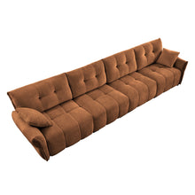 Load image into Gallery viewer, Modern Sofa & Pillows, Textured Cover, High Rebound Cushions