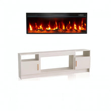 Load image into Gallery viewer, Fireplace TV Stand With Fireplace (734206) - White