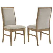 Load image into Gallery viewer, Dreydon - Upholstered Dining Side Chair (Set of 2) - Light Brown