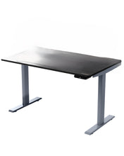 Load image into Gallery viewer, 48" Adjustable Black and Gray Stainless Steel Standing Desk