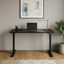Load image into Gallery viewer, 60" Adjustable Black Stainless Steel Standing Desk