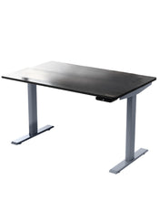 Load image into Gallery viewer, 48" Adjustable Black and Gray Stainless Steel Computer Desk