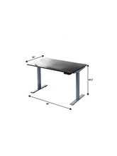 Load image into Gallery viewer, 48" Adjustable Black and Gray Standing Desk