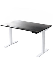 Load image into Gallery viewer, 48" Adjustable Black and White Stainless Steel Computer Desk