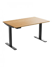 Load image into Gallery viewer, 60" Adjustable Brown and Black Standing Desk