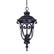 Load image into Gallery viewer, Naples 3-Light Marbelized Mahogany Hanging Light