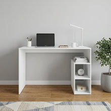 Load image into Gallery viewer, Pedestal Computer Desk - White