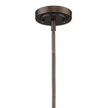 Load image into Gallery viewer, Antique Bronze Hanging Light with Dome Shade
