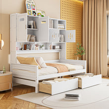 Load image into Gallery viewer, Daybed With All-In-One Cabinet And Shelf