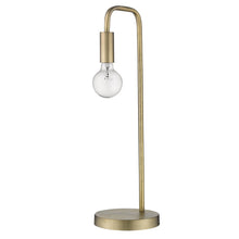Load image into Gallery viewer, 26" Brass Metal Table Lamp