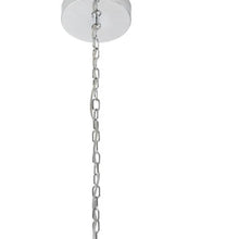Load image into Gallery viewer, Candle Style Eight Light Metal Dimmable Smart Enabled Chandelier With Shades - Clear / Silver