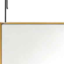 Load image into Gallery viewer, Aluminum Over The Door Framed Cheval Mirror - Gold