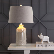 Load image into Gallery viewer, Table Lamp With Drum Shade - Cream