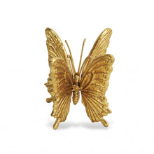 Load image into Gallery viewer, Double Butterfly Sculpture - Gold / Butter