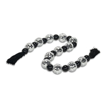 Load image into Gallery viewer, Bling Bling Beads Decorative Tassel - Black / Silver