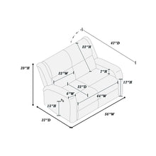 Load image into Gallery viewer, Modern Living Room Set With Square Armrest, Cushion Backrest