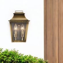Load image into Gallery viewer, Coventry 2-Light Pocket Wall Light - Aged Brass