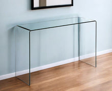 Load image into Gallery viewer, 47" Glass Block Console Table - Clear