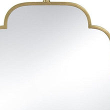 Load image into Gallery viewer, 36" Novelty Iron Framed Accent Mirror - Gold