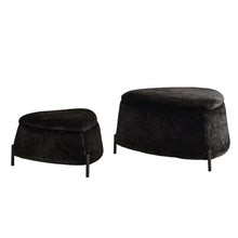 Load image into Gallery viewer, Upholstered Storage Ottoman Set With Reversible Lid