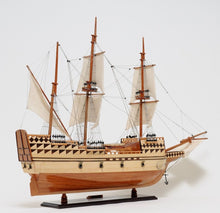 Load image into Gallery viewer, Hand Painted Model Boat Tabletop Sculpture (402248) - Brown