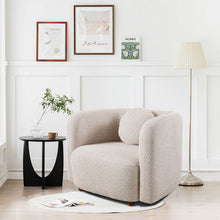 Load image into Gallery viewer, Japandi Style Accent Square Chair