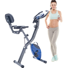 Load image into Gallery viewer, Exercise Bike Folding Stationary Bikes For Home With 16 Level Magnetic Resistance