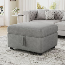 Load image into Gallery viewer, Movable Storage Ottoman Footrest For Living Room