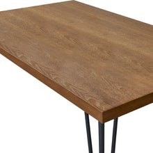 Load image into Gallery viewer, 63" Wood And Metal Dining Table - Brown