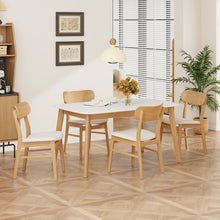 Load image into Gallery viewer, 5 Piece Dining Set With Table And Upholstered Chairs