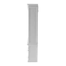 Load image into Gallery viewer, Solid Wood Frame Dining Hutch With Multiple Shelves And Three Drawers - White