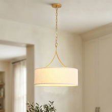 Load image into Gallery viewer, 3 Light Drum Pendant Light