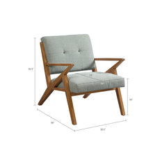 Load image into Gallery viewer, Lounge Chair With Tufted Upholstery And Solid Frame