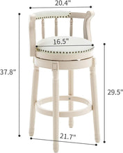 Load image into Gallery viewer, Wooden Bar Stool