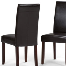 Load image into Gallery viewer, Dining Parsons Chair (Set of 2) - Brown