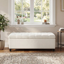 Load image into Gallery viewer, Ottoman Storage Bench