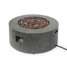 Load image into Gallery viewer, Round Iron Fire Pit With 40, 000 Btu