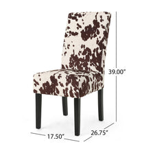 Load image into Gallery viewer, Contemporary Dining Chair With Rubberwood Legs (Set of 2)