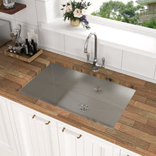 Load image into Gallery viewer, Modern Style Undermount Sink With Stainless Steel, Deep Single Bowl