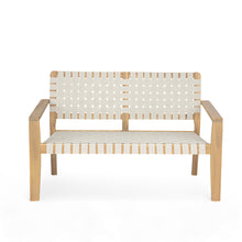 Load image into Gallery viewer, Woven Rope Outdoor Deep Seating Porch Loveseat For Garden