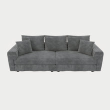 Load image into Gallery viewer, 4 Seat Sofa, Modern Comfy Upholstered Sofa Cloud Couch, Deep Seat Couches With Soft Pillows