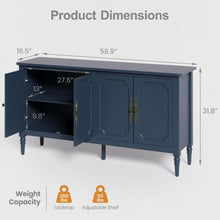 Load image into Gallery viewer, Vintage Buffet Cabinet With Adjustable Shelves