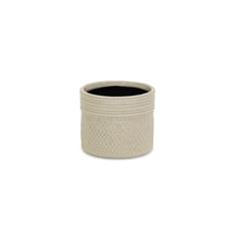 Load image into Gallery viewer, Dotted Round Pot Planter (487417) - Off White