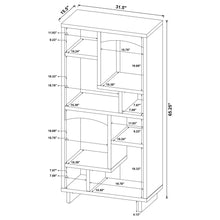 Load image into Gallery viewer, Geilys - 8 Shelf Bookcase With Arch Details - White