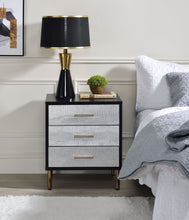 Load image into Gallery viewer, Myles - Nightstand - Black / Gold / Silver